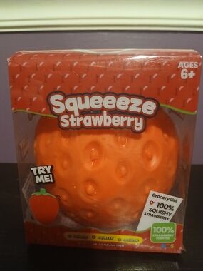 Squeeeze Strawberry Squishy Toy